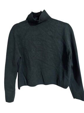Stockholm Atelier & Other Stories Green Mock Neck Sweater Size S